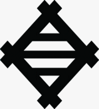 隅立て井筒に三つ引き