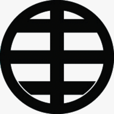 丸に三つ引きに竪貫き