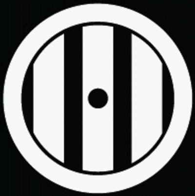 陰丸の内に竪三つ引きに星