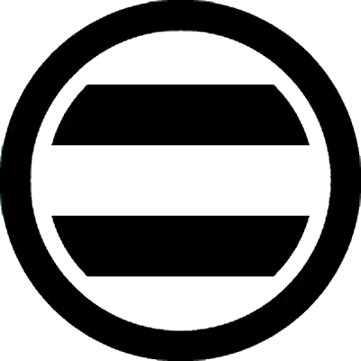 丸に放れ二つ引き