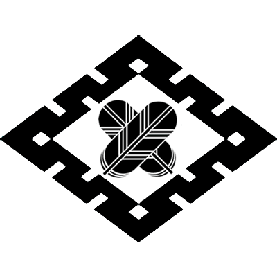 変わり折り入り菱に鷹の羽