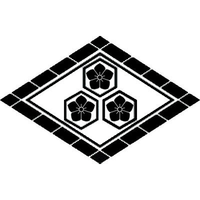 菱繋ぎ菱に三つ亀甲に桔梗