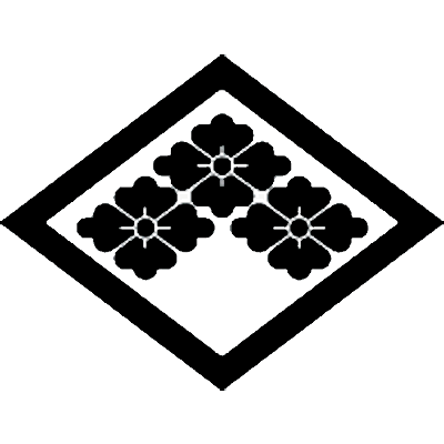 菱に三つ盛り花菱