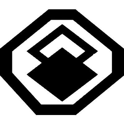 垂れ隅切り角に陰陽重ね菱