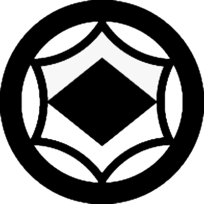 丸の内に反り六角に菱