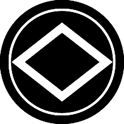 丸に地抜き中菱