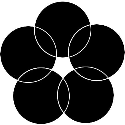 五つ重ね星（２）・重ね五つ星・重ね五曜