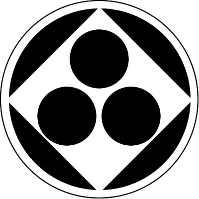 陰糸輪に隅立て角に三つ星