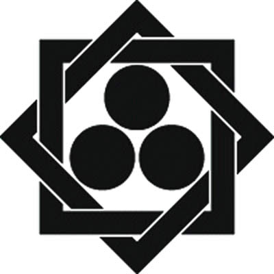 組み合い角に三つ星