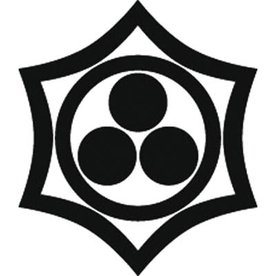 反り六角に丸に三つ星