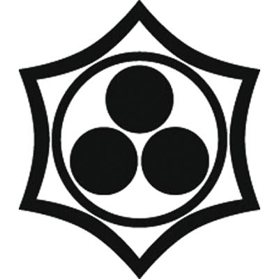 反り六角に糸輪に三つ星