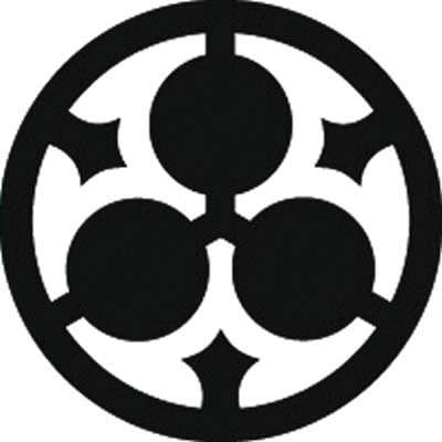 剣三つ輪に三つ星模様