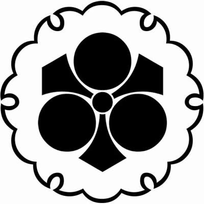 雪輪に剣三つ星