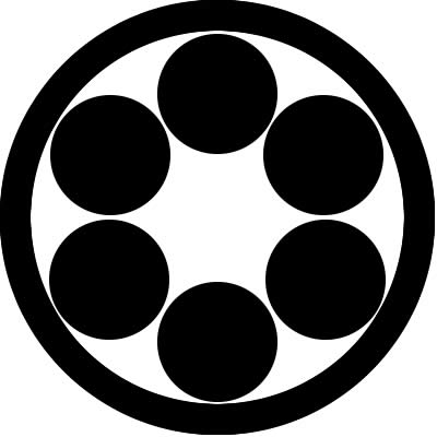 丸に六曜・丸に六つ星（２）