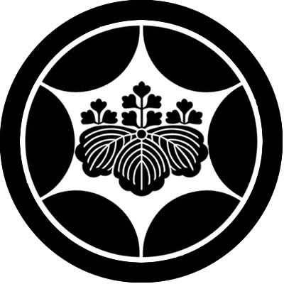 丸に割り六つ星に五三桐