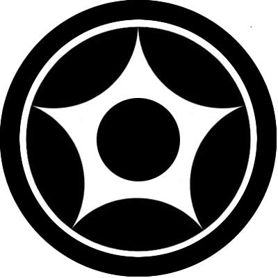 丸に割り六つ星