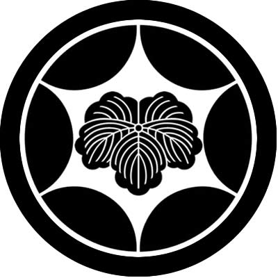 丸に割り六つ星に蔦