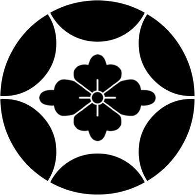 割り六つ星に花菱