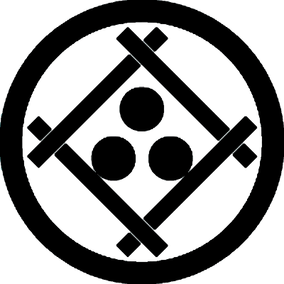 丸に組み井筒に三つ星