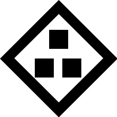 太隅立て角に豆三つ石