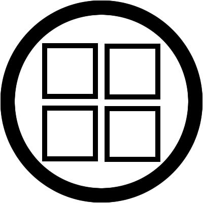 丸に中陰平四つ石