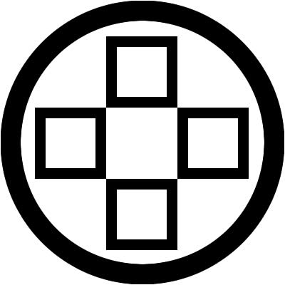 丸に中陰四つ石