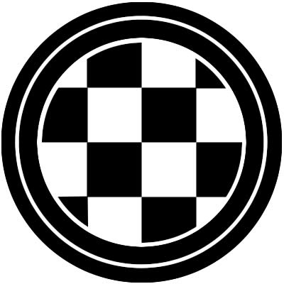 二重輪に市松石畳