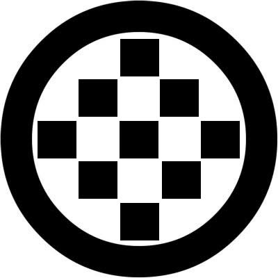 丸に繋ぎ平九つ石