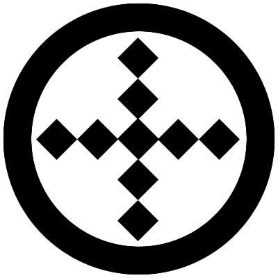 丸に十字石久留子