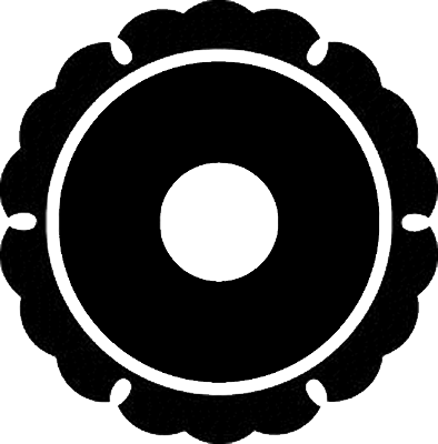 外雪輪に蛇の目