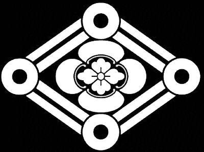 陰繋ぎ蛇の目菱に木瓜