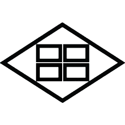 細菱に四つ垂れ角