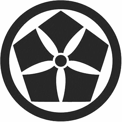 丸に五つ剣