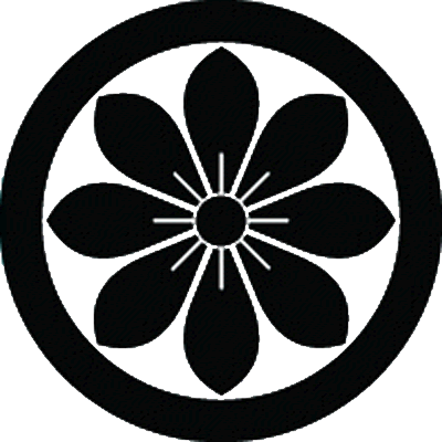 丸に八葉菊