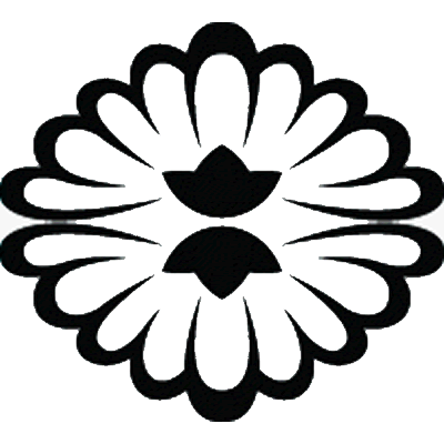 中陰対い割り菊菱