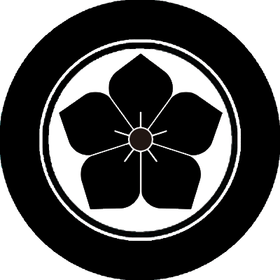 子持ち輪に桔梗