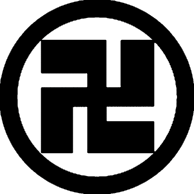 丸に変わり左万字／丸に変わり左卍