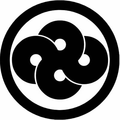 丸に捻じ万字菱／丸に捻じ卍菱