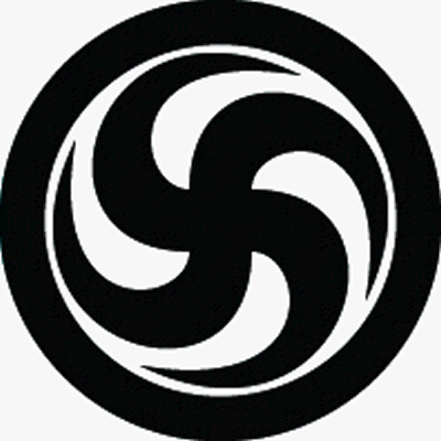 丸に右捻じ万字／丸に右捻じ卍