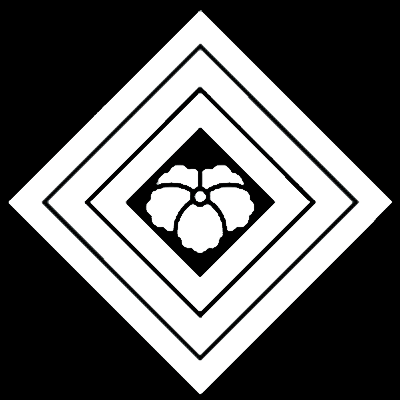 陰隅立て三つ入れ子枡に大割り蔦