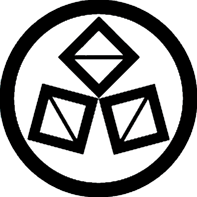 丸に三つ寄せ枡（２）