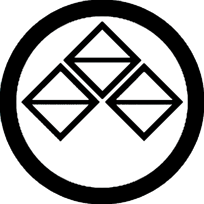 丸に三つ盛り枡