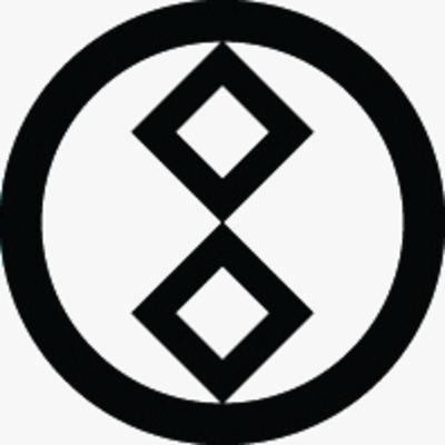 丸に竪繋ぎ二つ目