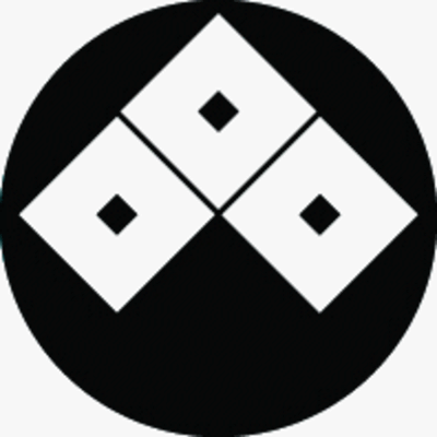 石持ち地抜き三つ目