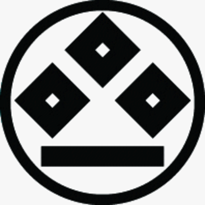 細輪内に三つ目に一つ引き