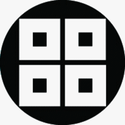 石持ち地抜き平四つ目