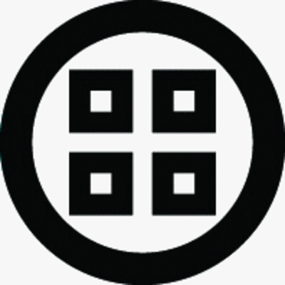 丸に七つ割り平四つ目