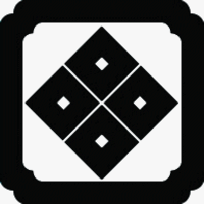 隅入り平角に四つ目