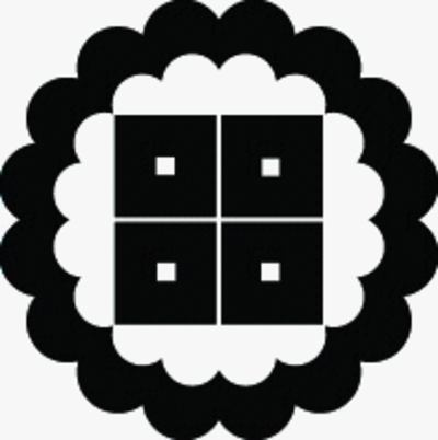 花輪に平四つ目