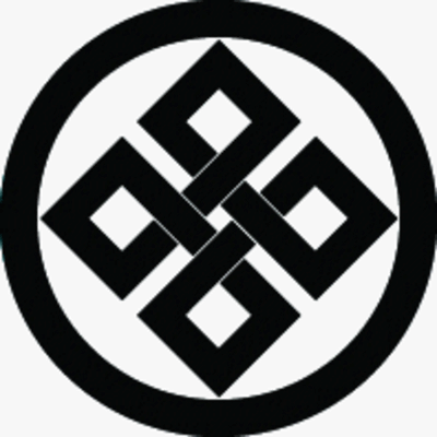 丸に結び四つ目（1）